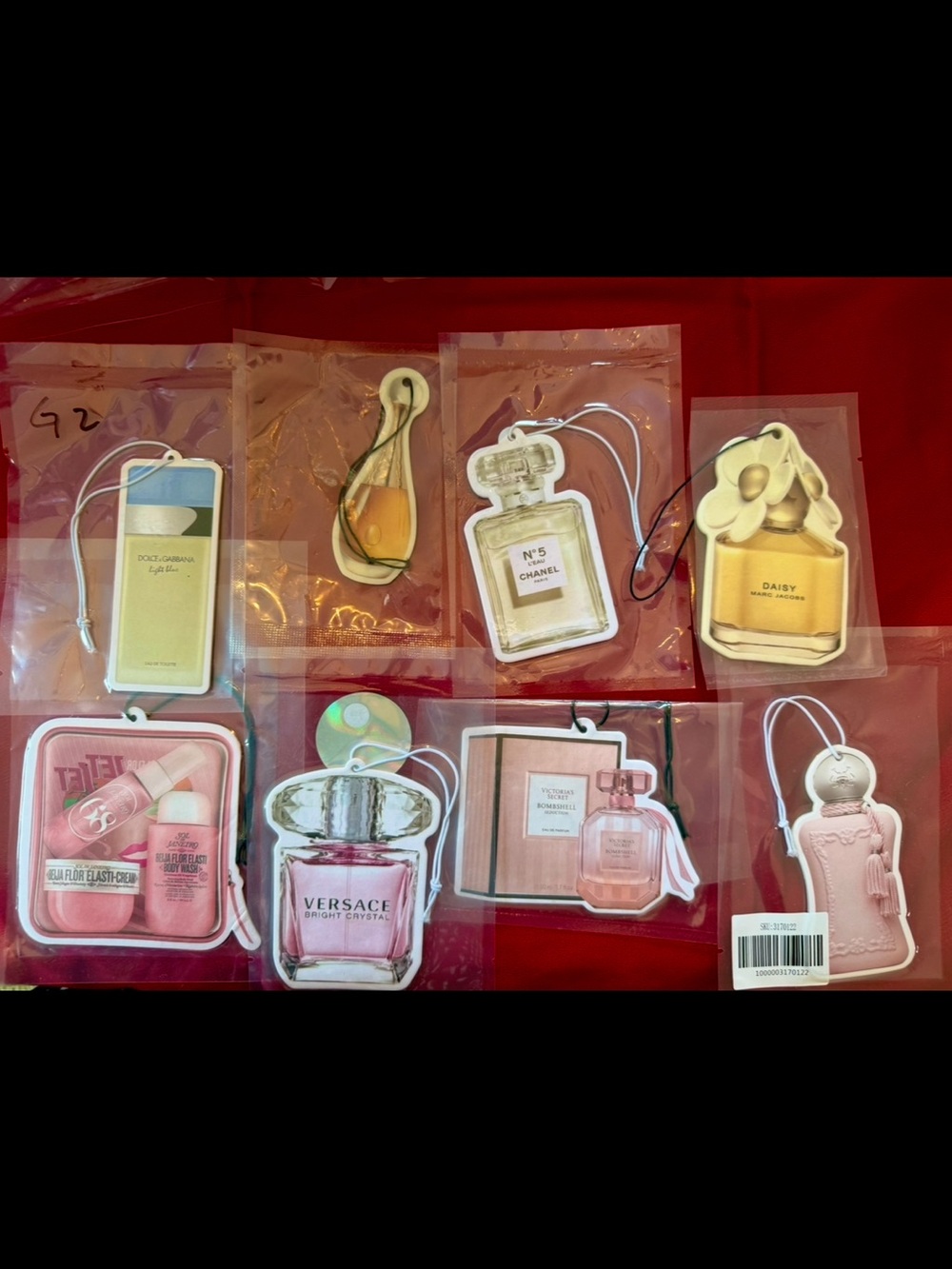 8 Perfume Car Fresheners NEW
